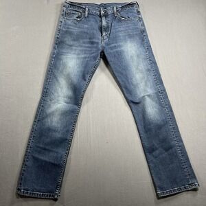 Levi's 513 Jeans Men's 33x30 Blue Slim Fit Straight Medium Wash